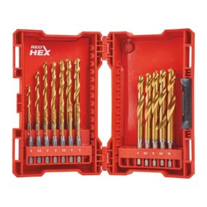 ESTUCHE DE 19 BROCAS INS.1/4″ SHOCKWAVE IMPACT DUTY REF,48894760 MILWAUKEE