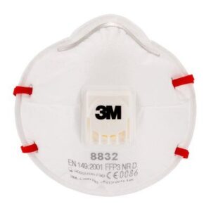 MASCARILLA MOLDEADA SERIE AURA C/VALVULA FFP3 8832E REF,7100127027 3M