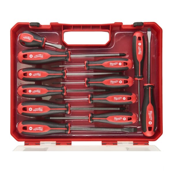 JGO. DESTORNILLADORES 12PZAS C/MALETIN REF,4932472003 MILWAUKEE