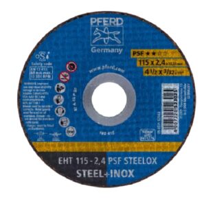 DISCO CORTE INOX EHT 115X2.4 A30 PSF STEELOX 61730122 PFERD