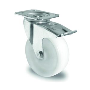 RUEDA BASIC P0P0 P0N NYLON 80 GIRATORIA FRENO 20C0899 CASCOO