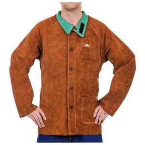 CHAQUETA SOLDADOR LAVA BROWN C/DORSO IGNIFUGO TALLA L REF,44-7300/P WELDAS
