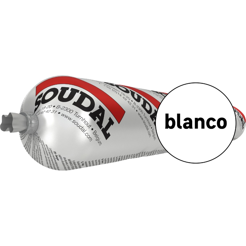 MASILLA POLIURETANO SOUDAFLEX 42 FX BLANCO 600 ml REF.SOUDAL-soldufer MASILLA POLIURETANO SOUDAFLEX 42 FX BLANCO 600 ml REF.SOUDAL - Imagen 1
