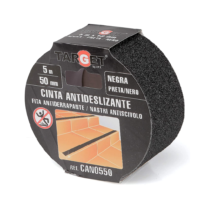 Cinta adhesiva antideslizante Negra 5m x 25mm