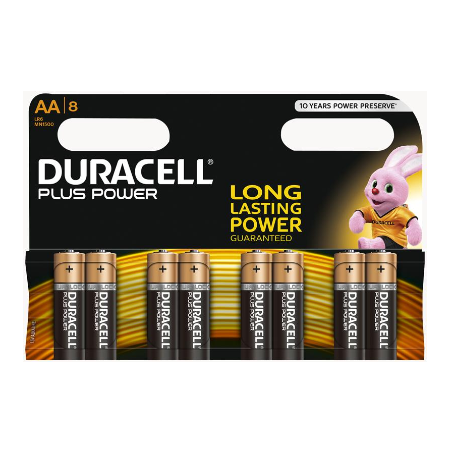 Duracell Plus - Pilas alcalinas AA/LR6 1,5 V (Paquete de 20) : :  Electrónica