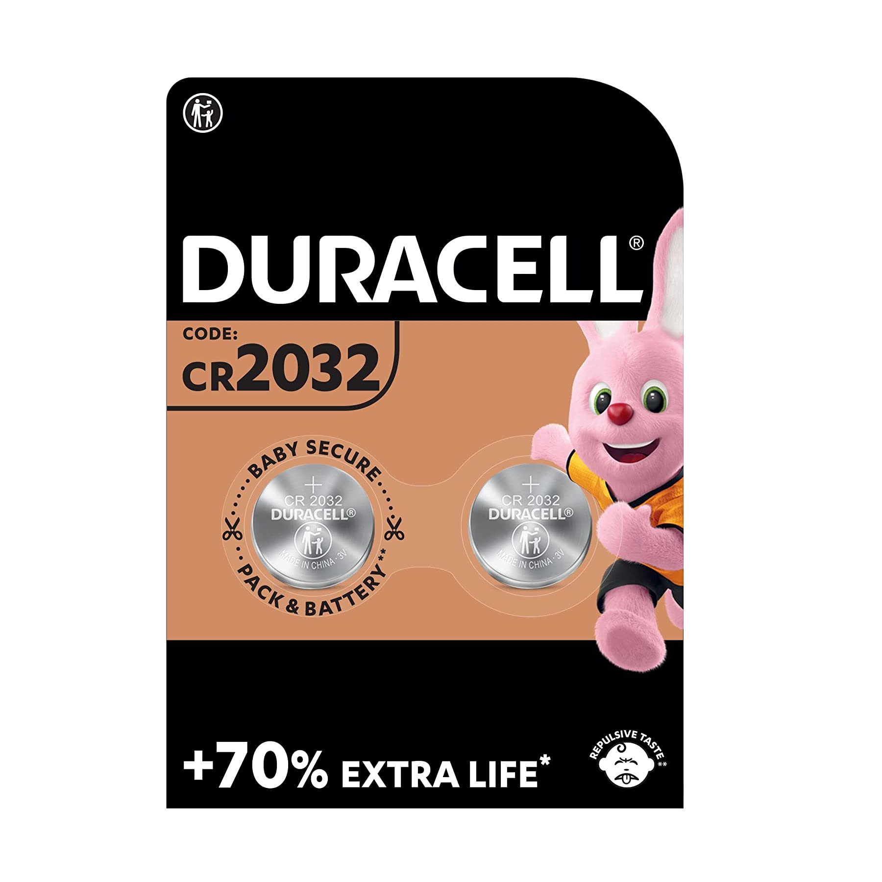 PILA BOTON 3V CR2032 2 UNIDADES DURACELL – Soldufer