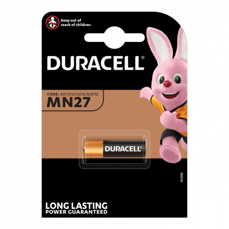 211491-5000394023352-PILA-ALKALINA-MN27-DURACELL PILA ALKALINA MN27 DURACELL - Imagen 1