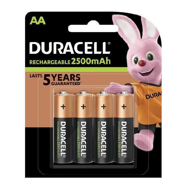 211498-5000394057043-PILA-RECARGABLE-ACCU-BL4-LR06-2450-MA-REF-AA-K4-DURACELL PILA RECARGABLE ACCU BL4 LR06 2450 MA AA K4 DURACELL - Imagen 1