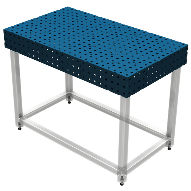 249238-0000000514316-MESA-DE-SOLDADURA-800X1200X100-8MM-16-C-PIES-850MM-LAM Mesa de soldadura Ø16 1200x800x100 8mm c/pies NIVELADORES 900MM LAM - Imagen 1